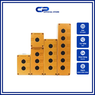 Hộp nút nhấn điều khiển, công tắc phi 22 chất lượng cao 1 lỗ, 2 lỗ, 3 lỗ, 4 lỗ