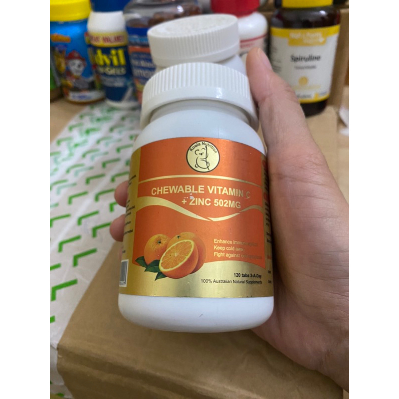 Viên nhai ÚC vitamin C-kẽm 120viên