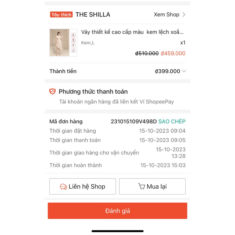 Đầm shilla thanh lý