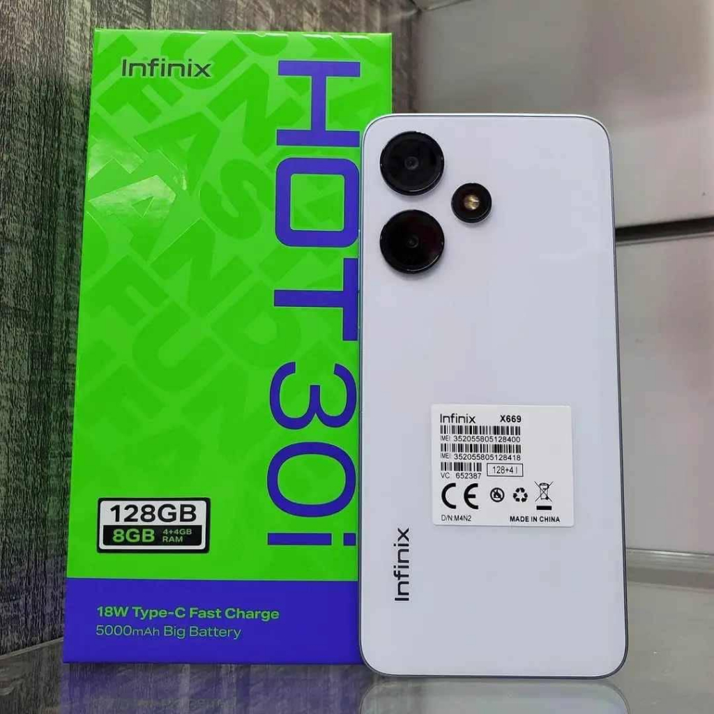 Điện Thoại Infinix Hot 30i 8GB/256GB - Hàng Chính Hãng Cấu hình ổn định, pin trâu, giá siêu mềm