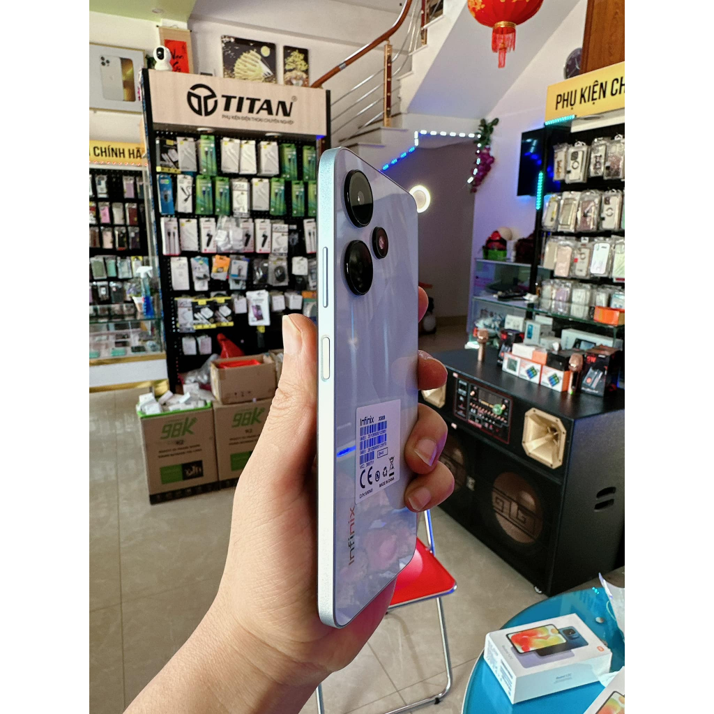 Điện Thoại Infinix Hot 30i 8GB/256GB - Hàng Chính Hãng Cấu hình ổn định, pin trâu, giá siêu mềm