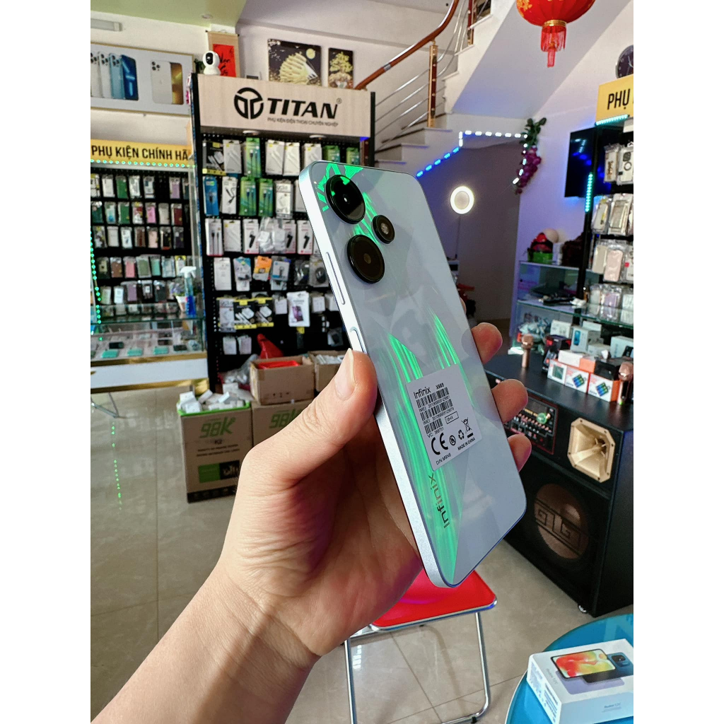 Điện Thoại Infinix Hot 30i 8GB/256GB - Hàng Chính Hãng Cấu hình ổn định, pin trâu, giá siêu mềm