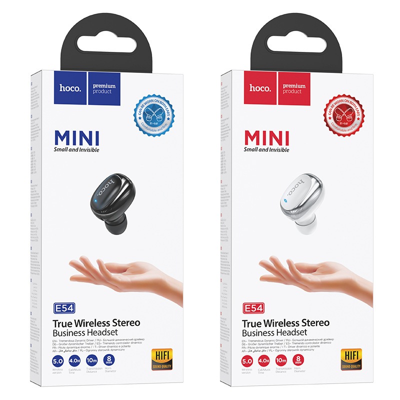 Tai nghe bluetooth Hoco E54 dòng 1 tai không dây V5.0