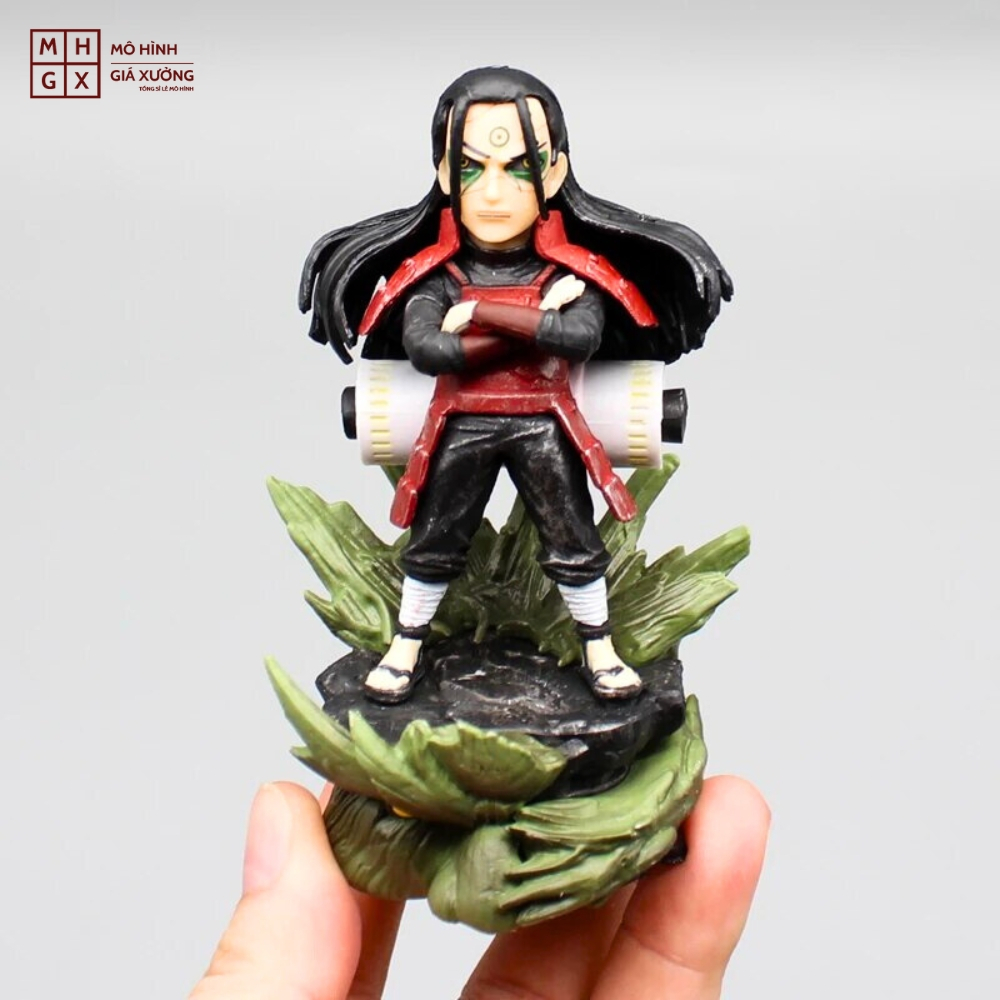 Mô hình Naruto Đệ nhất senju hashirama chibi - Cao 11cm - rộng 7cm - nặng 130gram - Figure Naruto - có hộp màu