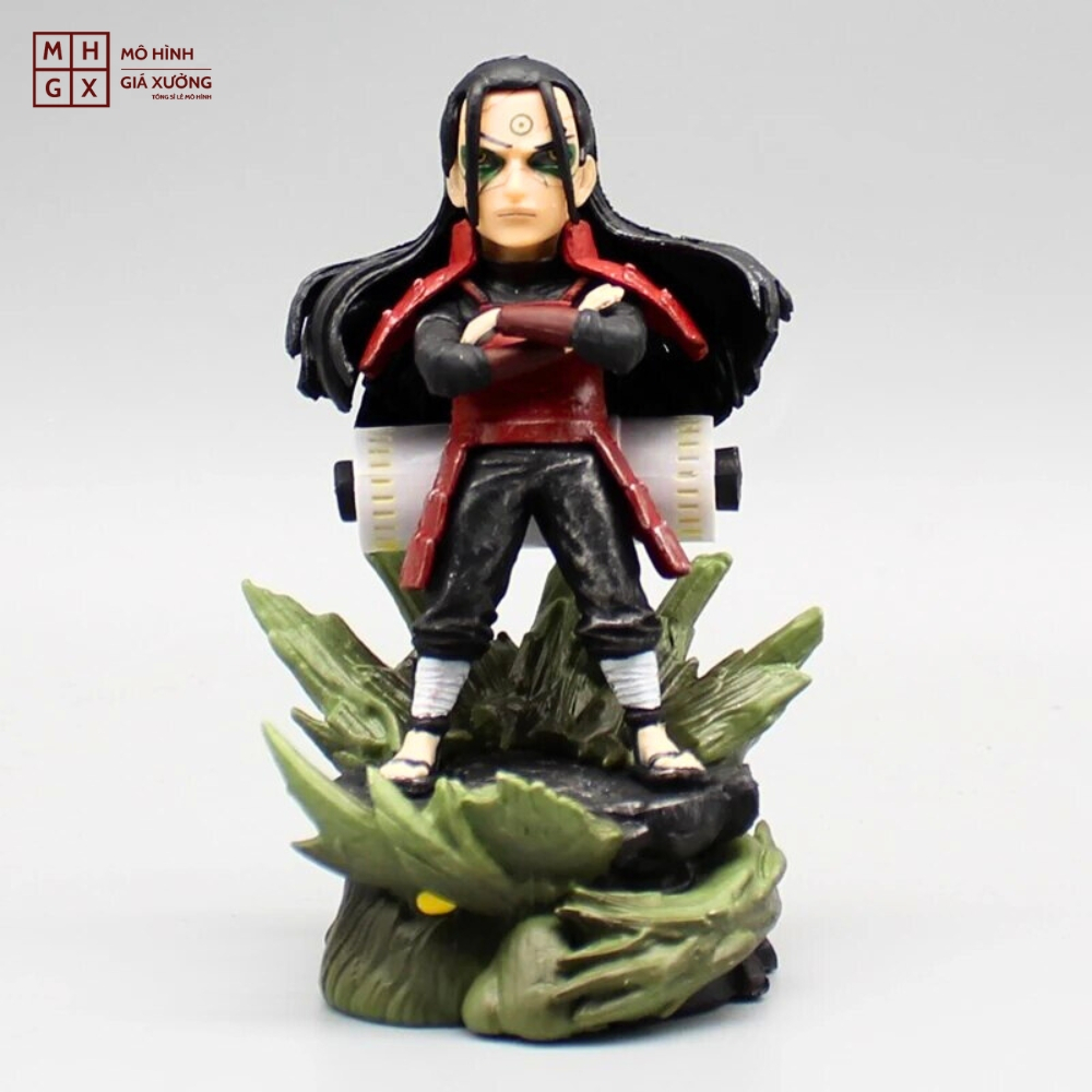 Mô hình Naruto Đệ nhất senju hashirama chibi - Cao 11cm - rộng 7cm - nặng 130gram - Figure Naruto - có hộp màu