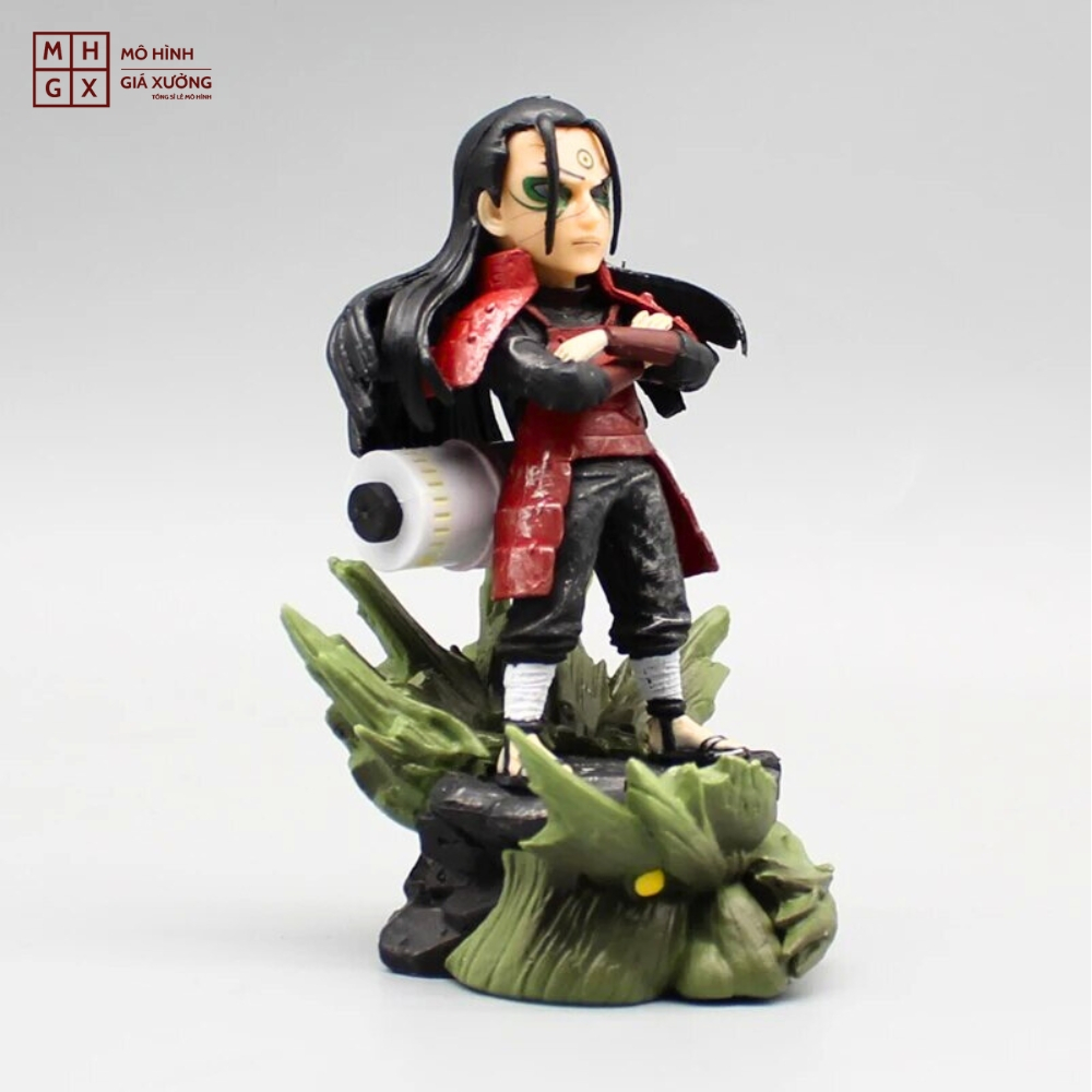 Mô hình Naruto Đệ nhất senju hashirama chibi - Cao 11cm - rộng 7cm - nặng 130gram - Figure Naruto - có hộp màu