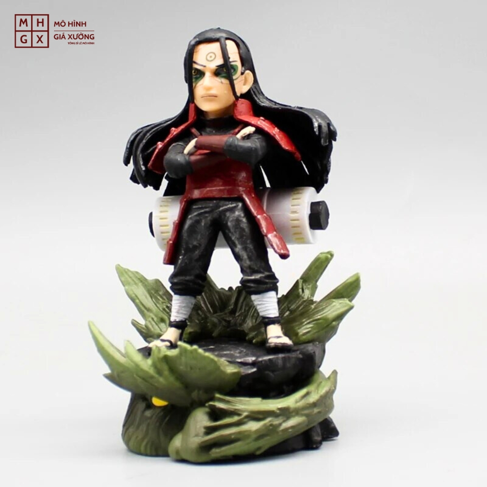 Mô hình Naruto Đệ nhất senju hashirama chibi - Cao 11cm - rộng 7cm - nặng 130gram - Figure Naruto - có hộp màu