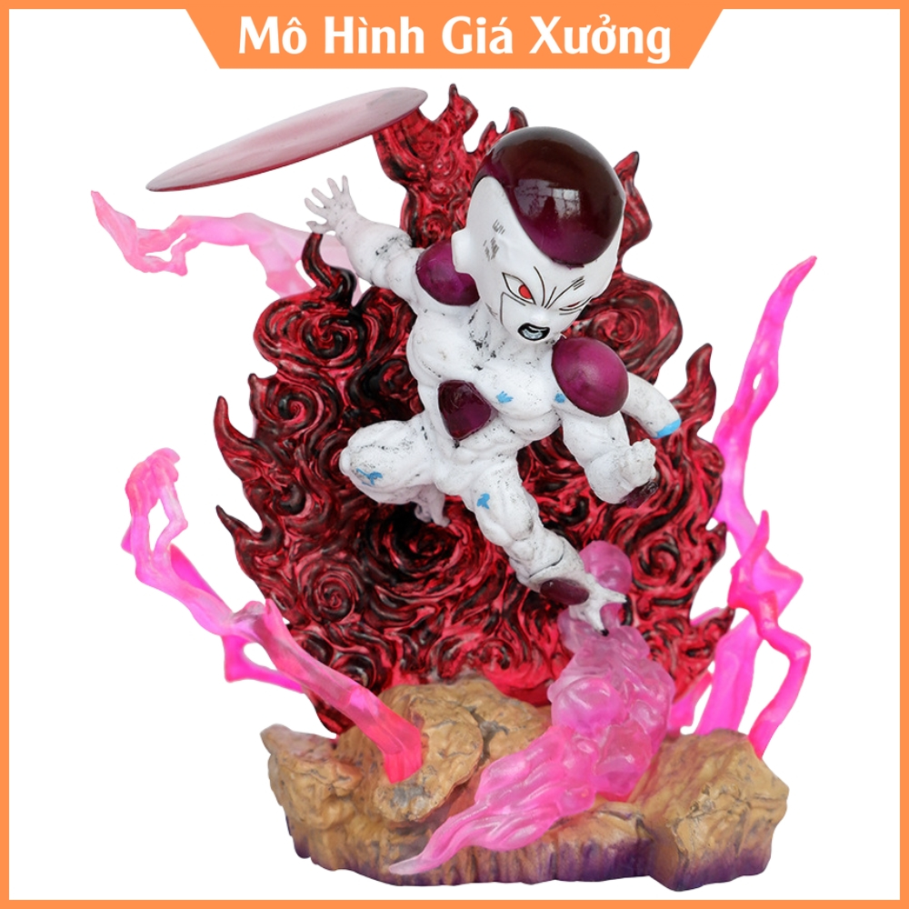Mô hình DragonBall Frieza chibi G5 - Cao 9cm - rộng 6cm - nặng 100gram - Dragon Ball - Có Hộp màu