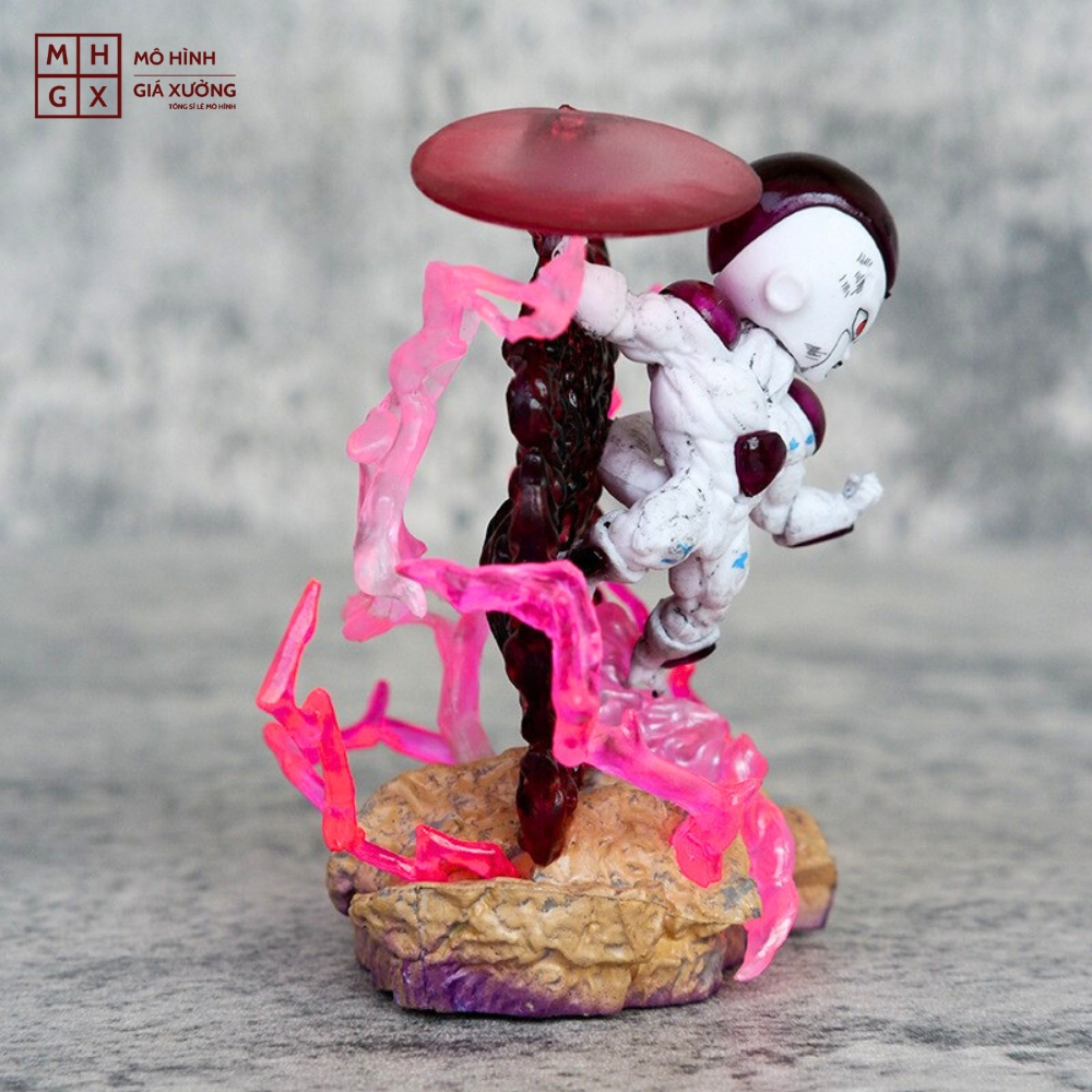 Mô hình DragonBall Frieza chibi G5 - Cao 9cm - rộng 6cm - nặng 100gram - Dragon Ball - Có Hộp màu
