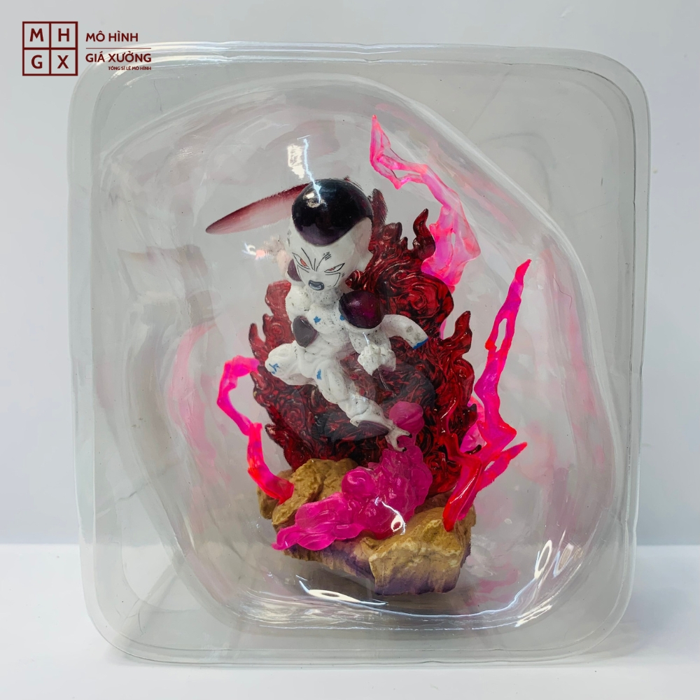 Mô hình DragonBall Frieza chibi G5 - Cao 9cm - rộng 6cm - nặng 100gram - Dragon Ball - Có Hộp màu