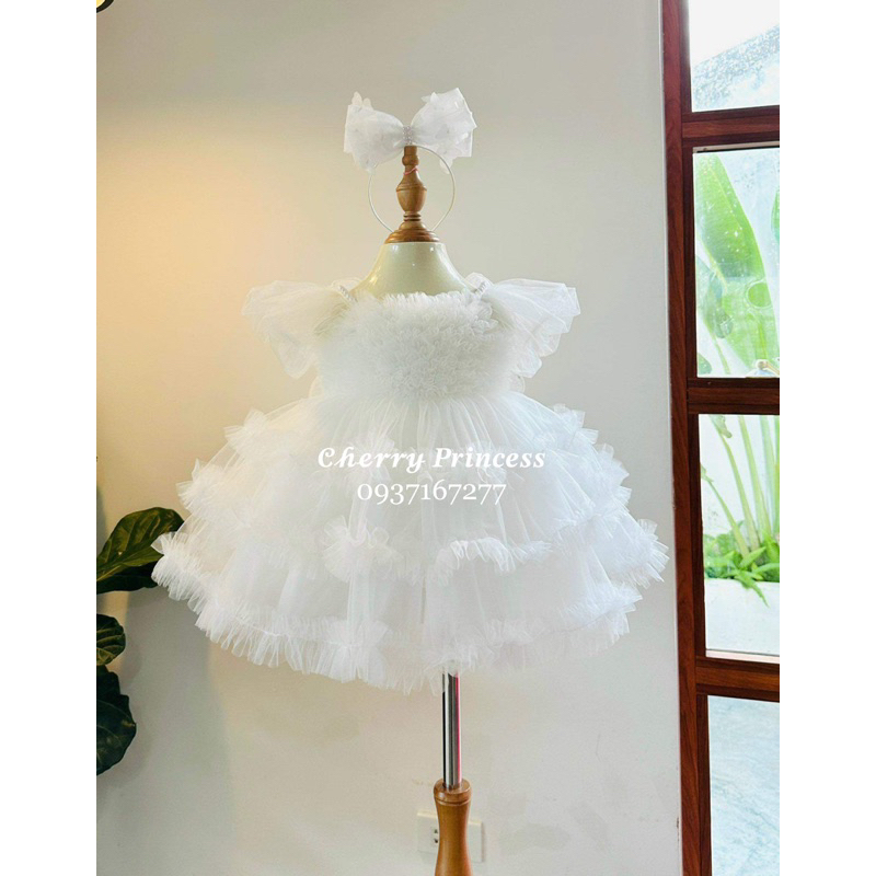 𝐃𝐀𝐈𝐒𝐘 𝐃𝐑𝐄𝐒𝐒 -Đầm Váy công chúa thiết kế cao cấp bé gái sang chảnh 1-10 tuổi