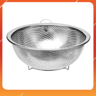 Rổ inox có quai cầm SIZE 20-24-28 cm