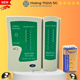 Bộ test cáp mạng rj45, rj11 + tặng kèm pin - test dây mạng loại tốt - hoàng thịnh sg