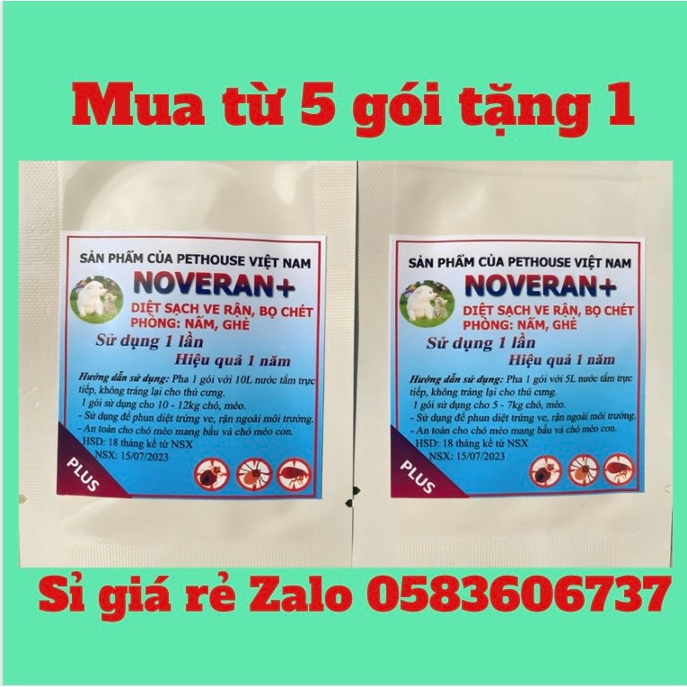 Thuốc Tắm Trị Ve-Rận-Bọ Chét 1 Lần Sạch 100% Hiệu Quả Kéo Dài 1 Năm