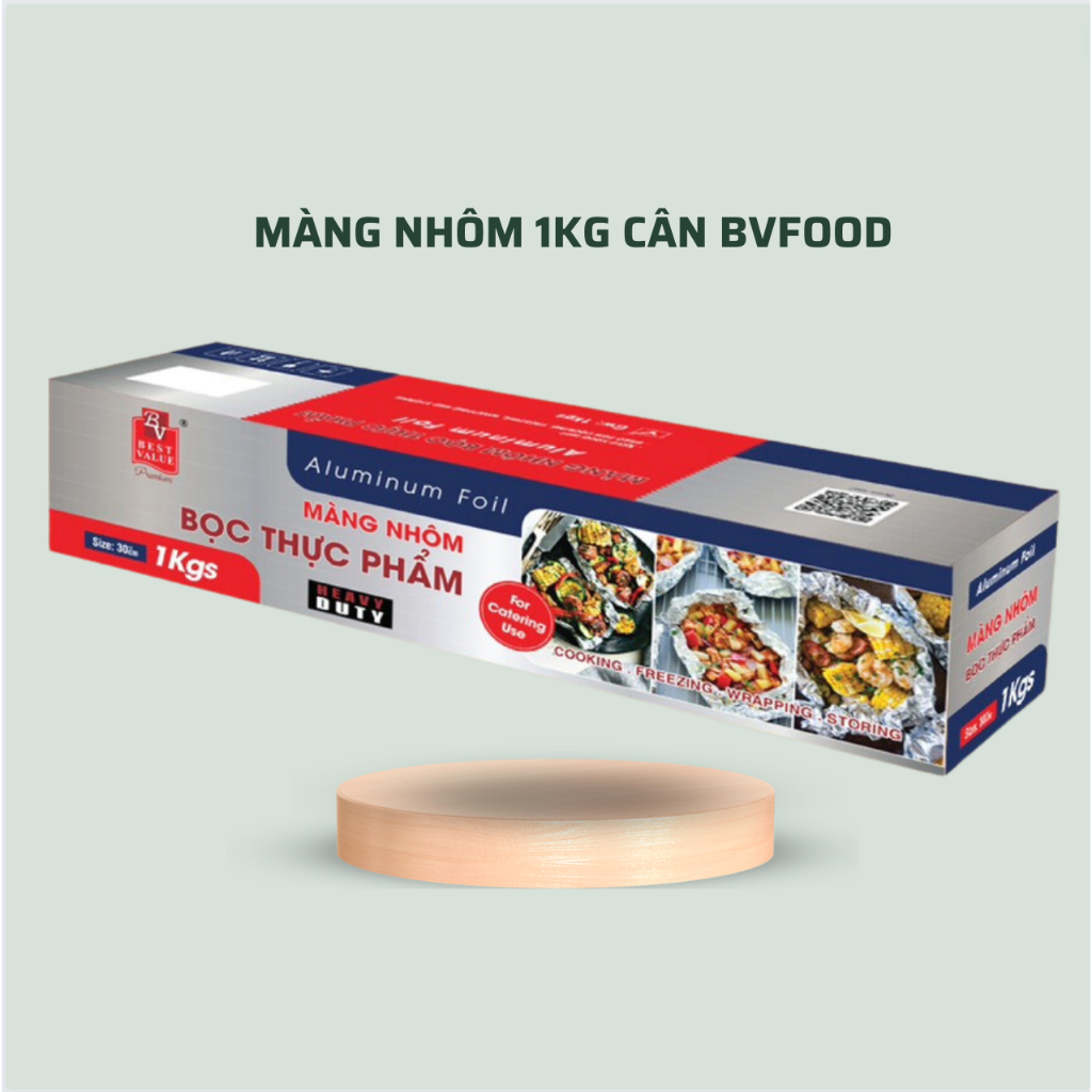 Giấy bạc nướng - Màng nhôm CUỘN LỚN Kích thước 30cm x 1kg dày chất lượng