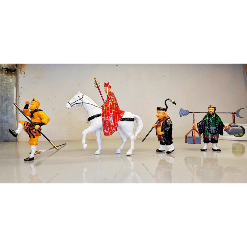 Bộ 4 Tượng Tây Du Kí Mini - Thầy Trò Đường Tăng