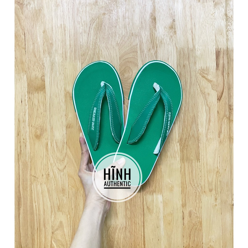 Dép Sneaker Buzz xỏ ngón full xanh lá  chính hãng 1SB0044