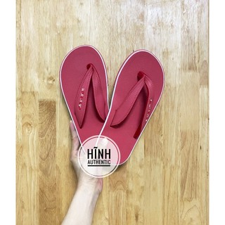 Dép Sneaker buzz full đỏ quai da xỏ ngón chính hãng