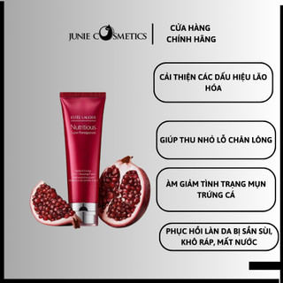 Sữa rửa mặt lựu đỏ estee lauder nutritious radiant energy 2 in1 cleansing foam 125ml cam kết hàng chính hãng