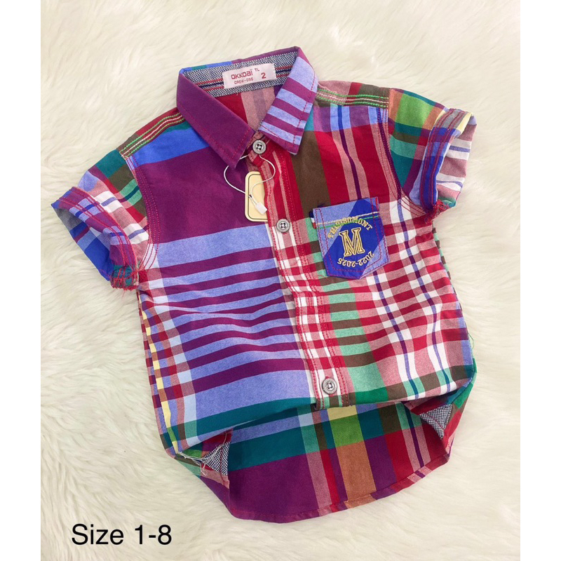 Áo sơ mi cho bé trai từ 7-25kg SM2