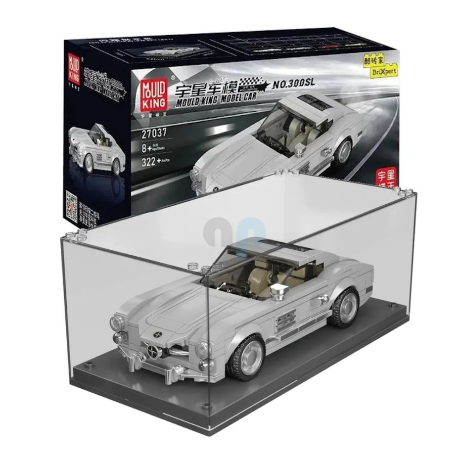 Đồ chơi lắp ráp siêu xe ô tô Bugatti,Ferrari,Lambo....kèm hộp trưng xếp hình Mould King 27001...27038