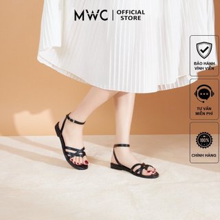 Giày MWC 2872 - Giày Sandal Đế Bệt, Giày Sandal Quai Dây Xỏ Ngón Đế Bệt Thời Trang