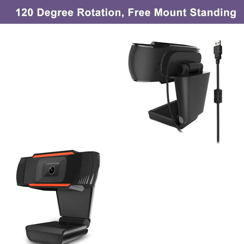 Webcam Full HD 1080P 720P Cho Máy Tính, Camera Có Mic 1080p Cho Laptop Học Online ZOOM, Trực Tuyến- Hội Họp Rõ Nét