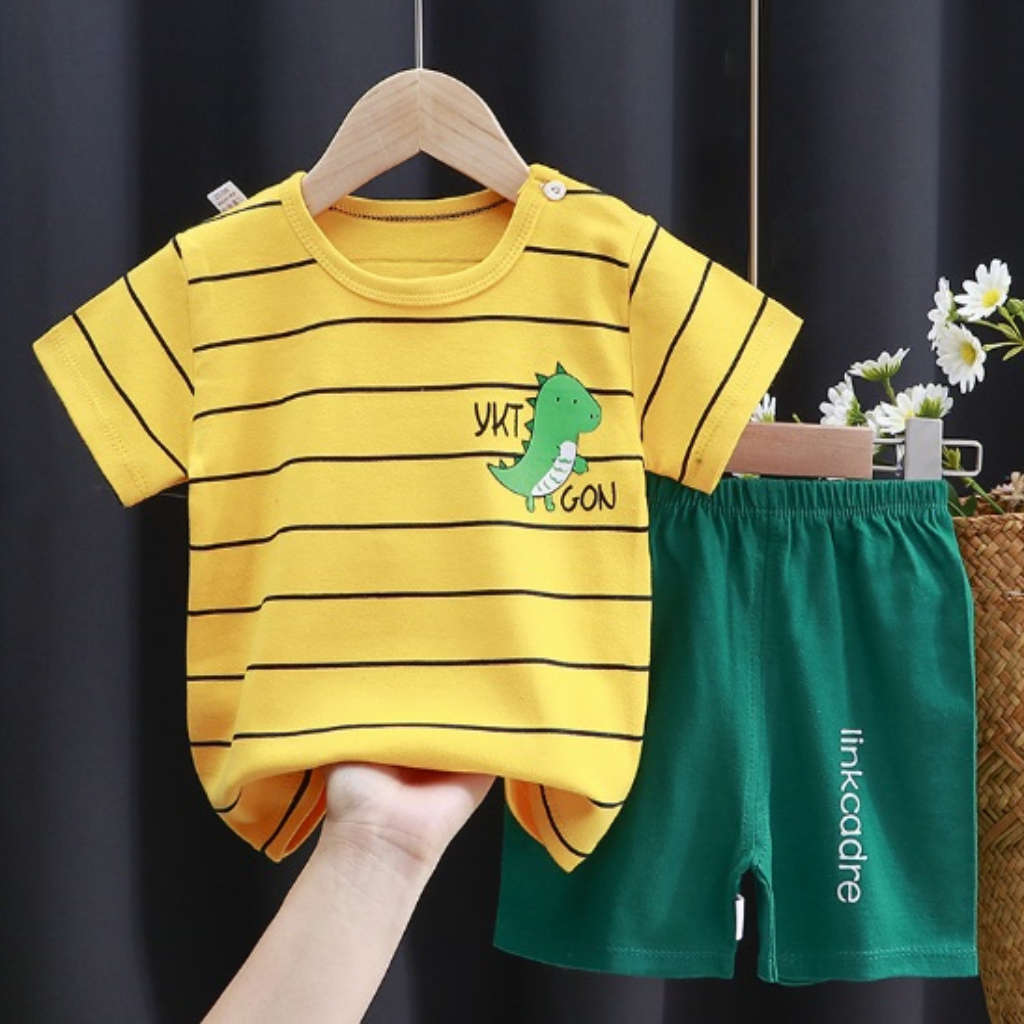 Đồ bộ bé trai chất cotton siêu mát 0 - 4 tuổi | Bộ đồ cotton cho bé 7-15kg giá tốt