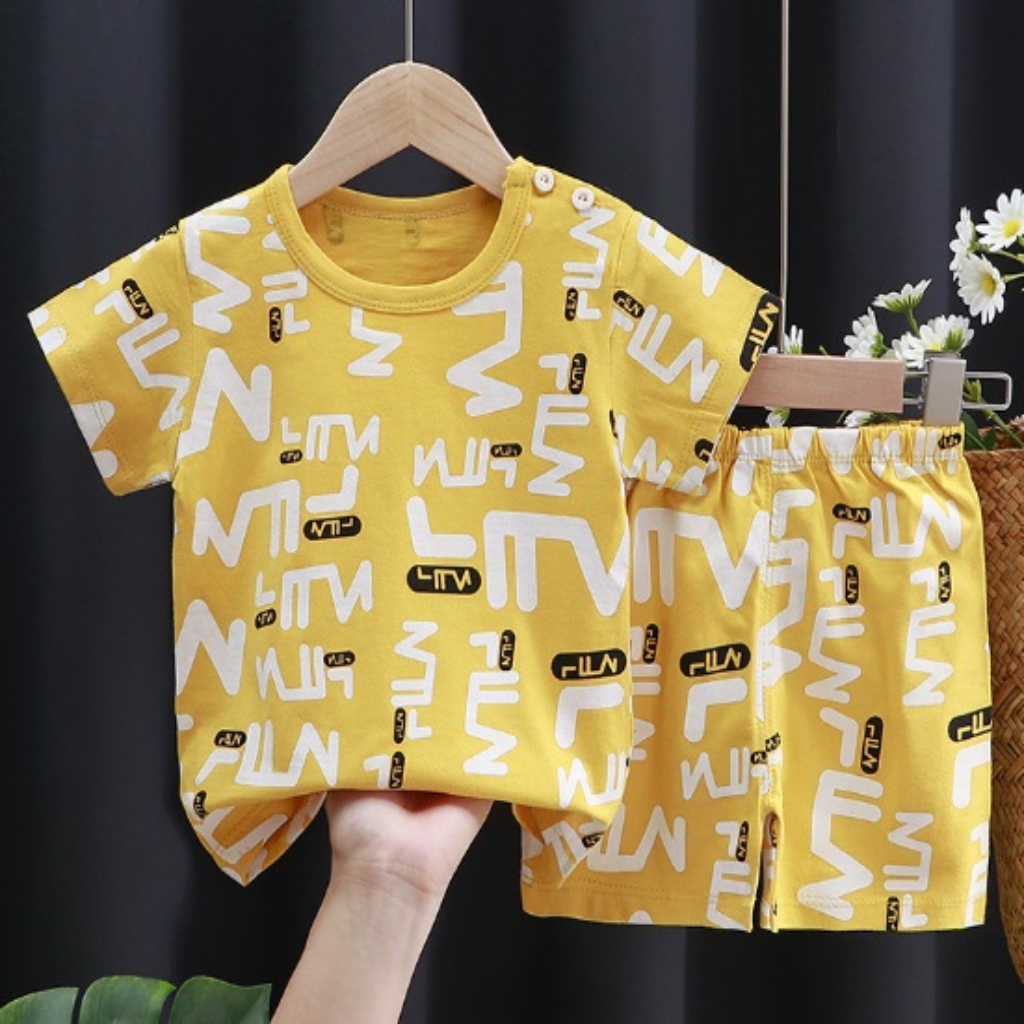 Đồ bộ bé trai chất cotton siêu mát 0 - 4 tuổi | Bộ đồ cotton cho bé 7-15kg giá tốt