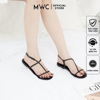 Giày MWC 2888 - Giày Sandal Đế Bệt, Giày Sandal Quai Dây Xỏ Ngón Đế Bệt Thời Trang