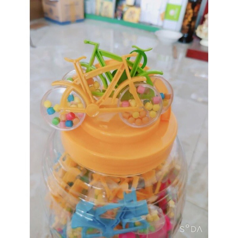 KẸO XE ĐẠP Shared Bicycle Candy  Hương vị trái cây thơm ngon dành cho bé yêu.