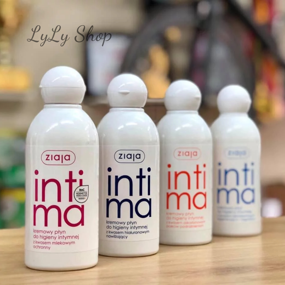 Dung dịch vệ sinh Intima Ziaja,  dưỡng ẩm, tăng độ đàn hồ cho da, mùi hương dễ chịu  lylyshop-200ml