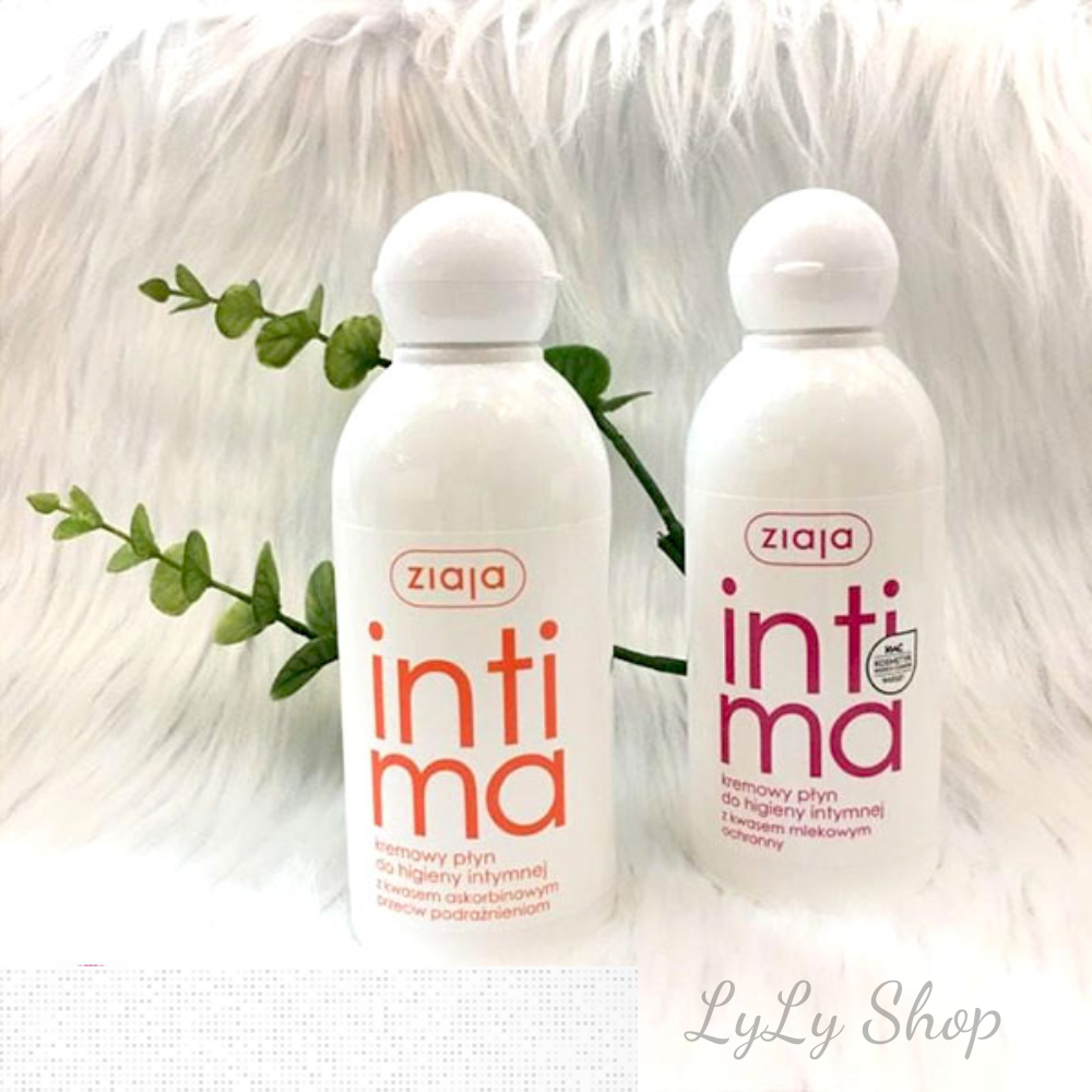 Dung dịch vệ sinh Intima Ziaja,  dưỡng ẩm, tăng độ đàn hồ cho da, mùi hương dễ chịu  lylyshop-200ml
