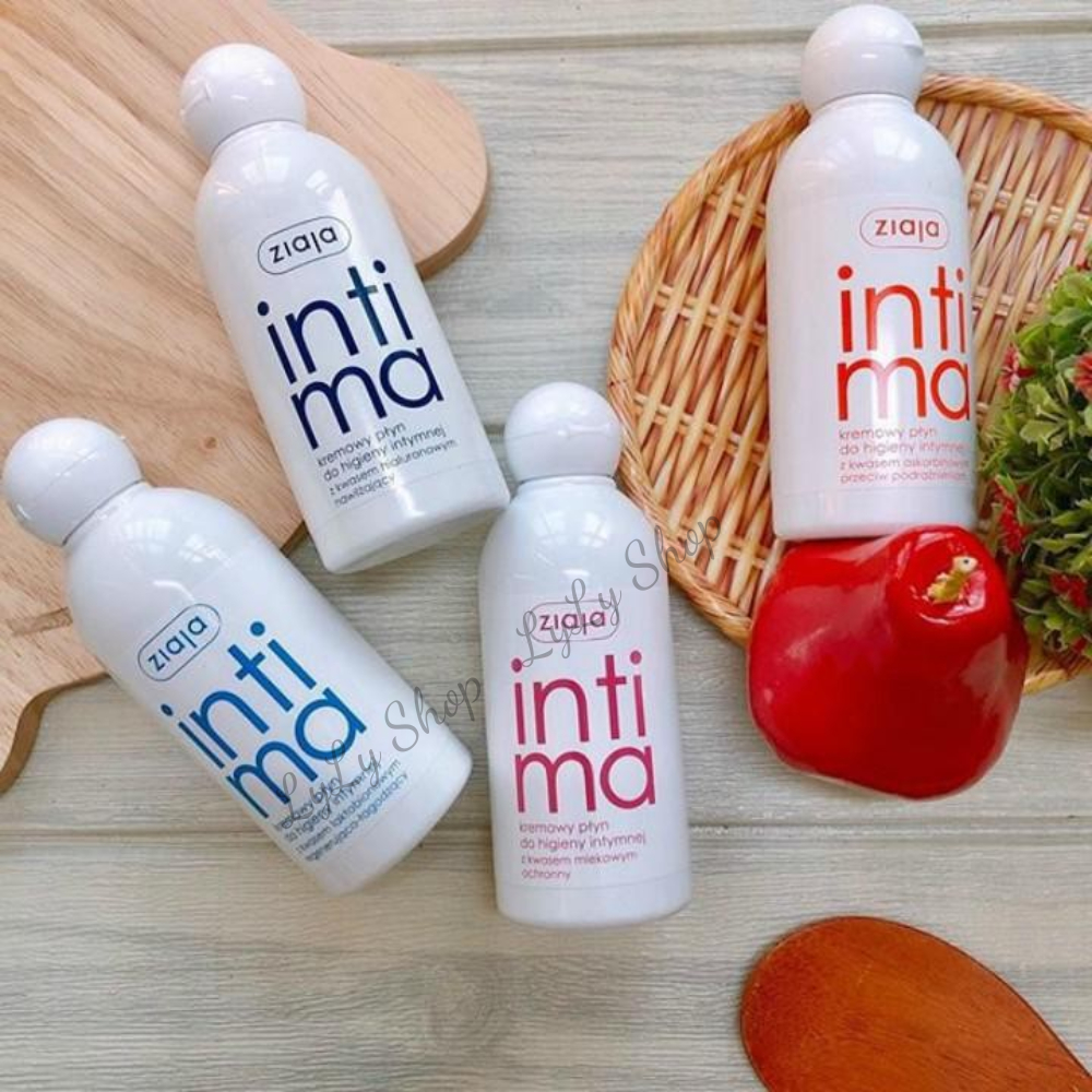 Dung dịch vệ sinh Intima Ziaja,  dưỡng ẩm, tăng độ đàn hồ cho da, mùi hương dễ chịu  lylyshop-200ml