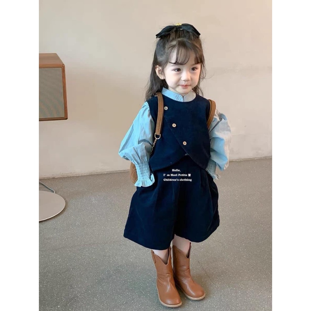 Dạ Tăm Kèm Luôn Áo Sơmi Hàng Thiết Kế Có Ảnh Thật Có Sz10-25kg