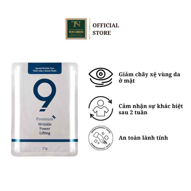 MẶT NẠ NÂNG CƠ CHỐNG NHĂN CAO CẤP PREMIUM WRINKLE POWER LIFTING 9TAILS