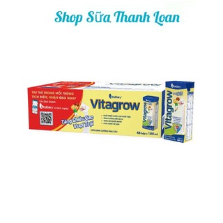 Thùng 48 hộp sữa pha sẵn vitagrow hộp 180ml.