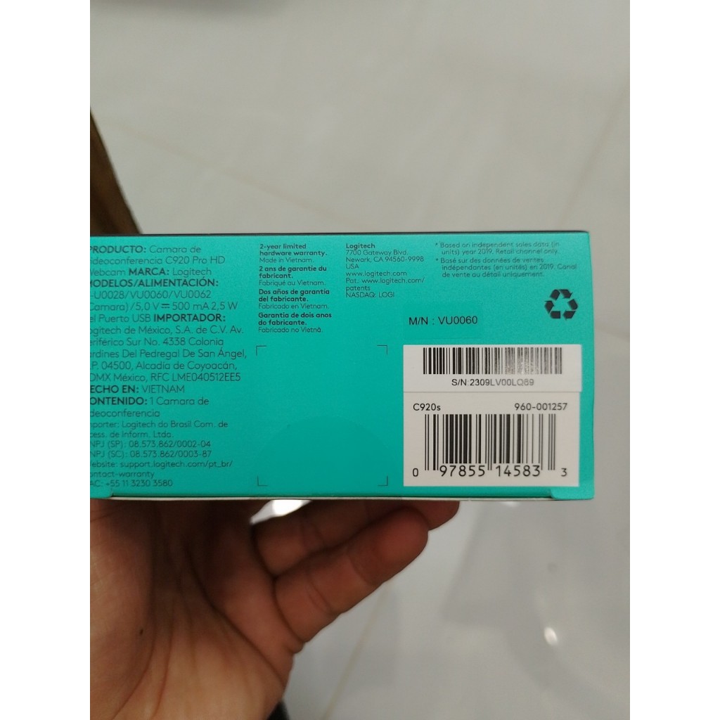 Webcam logitech C920e pro hd, nguyên seal pass rẻ