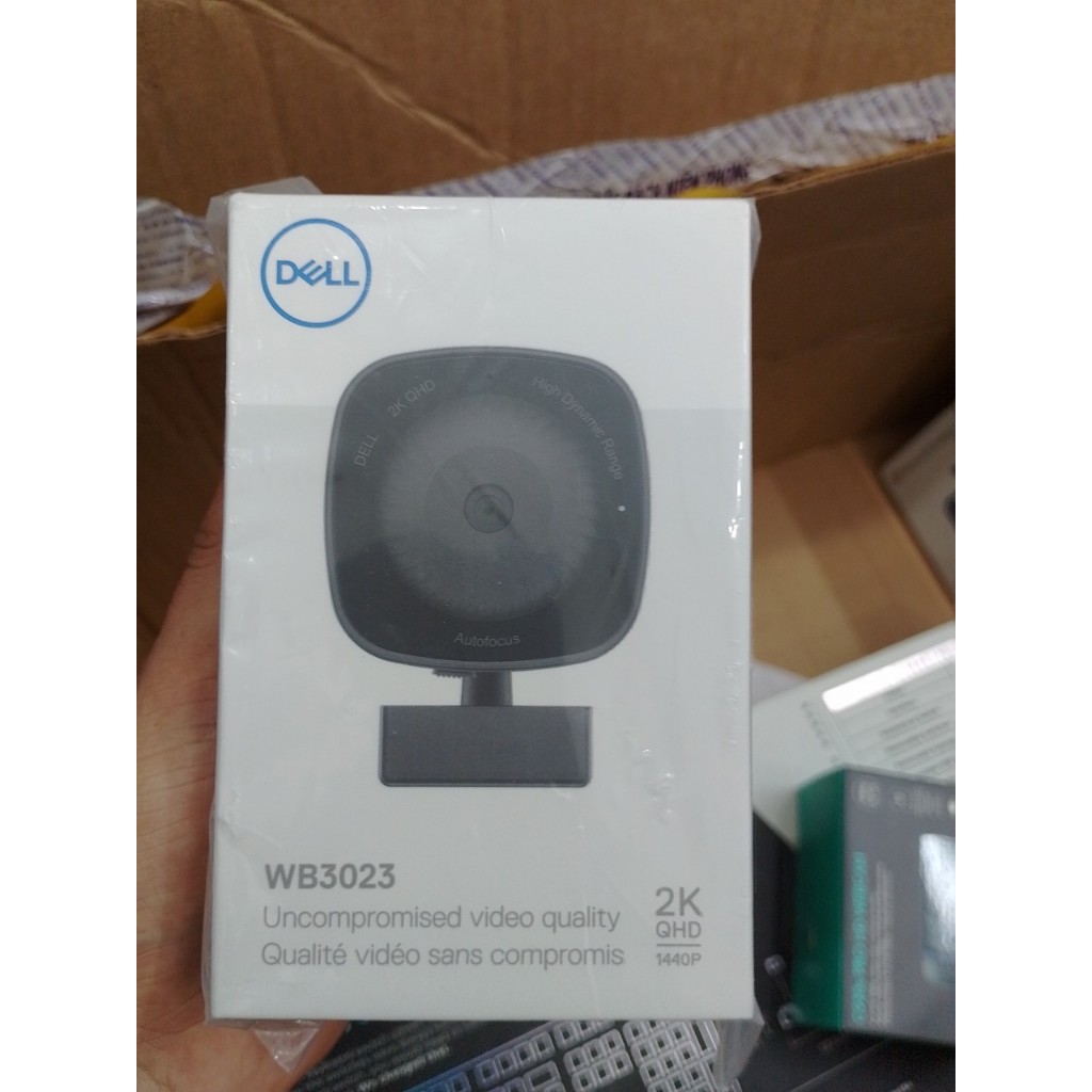 Webcam Dell WB3023 2K QHD Hàng Chính Hãng new