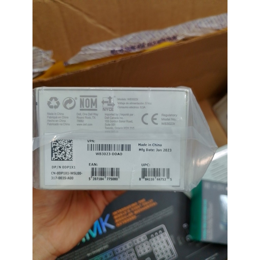 Webcam Dell WB3023 2K QHD Hàng Chính Hãng new