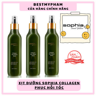 Xịt Dưỡng Tóc Sophia Collagen 250ml Phục Hồi Tóc Hư Tổn Collagen Hair Repair Water Bestmypham