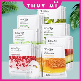 Mặt nạ giấy BIOAQUA dưỡng trắng da cấp nước giảm mụn thải độc hương trái cây