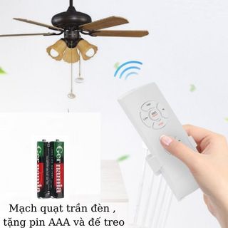 Bộ mạch quạt điều khiển từ xa cho quạt trần, đèn 220V