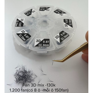 mi fan mix 3D 4D 5D 6D 7D (mix từ 8-15mm) 1000 fan
