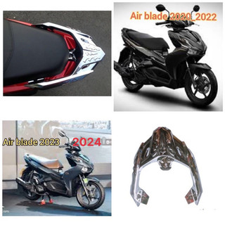 Ốp tay xách- cảng sau- tay dắt air blade  ab airblade 2024-2023-2022-2021-2020 ( lắp chung ) crom