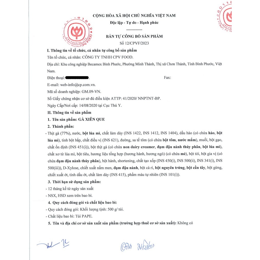 Thịt gà xiên que hiệu CP chiên, nướng cực ngon, tiện lợi