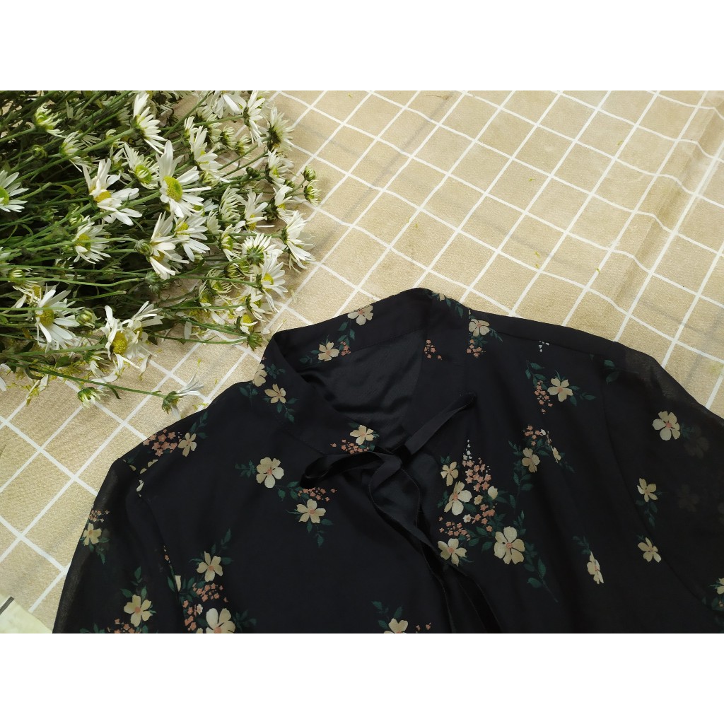 ĐẦM HOA DÁNG DÀI