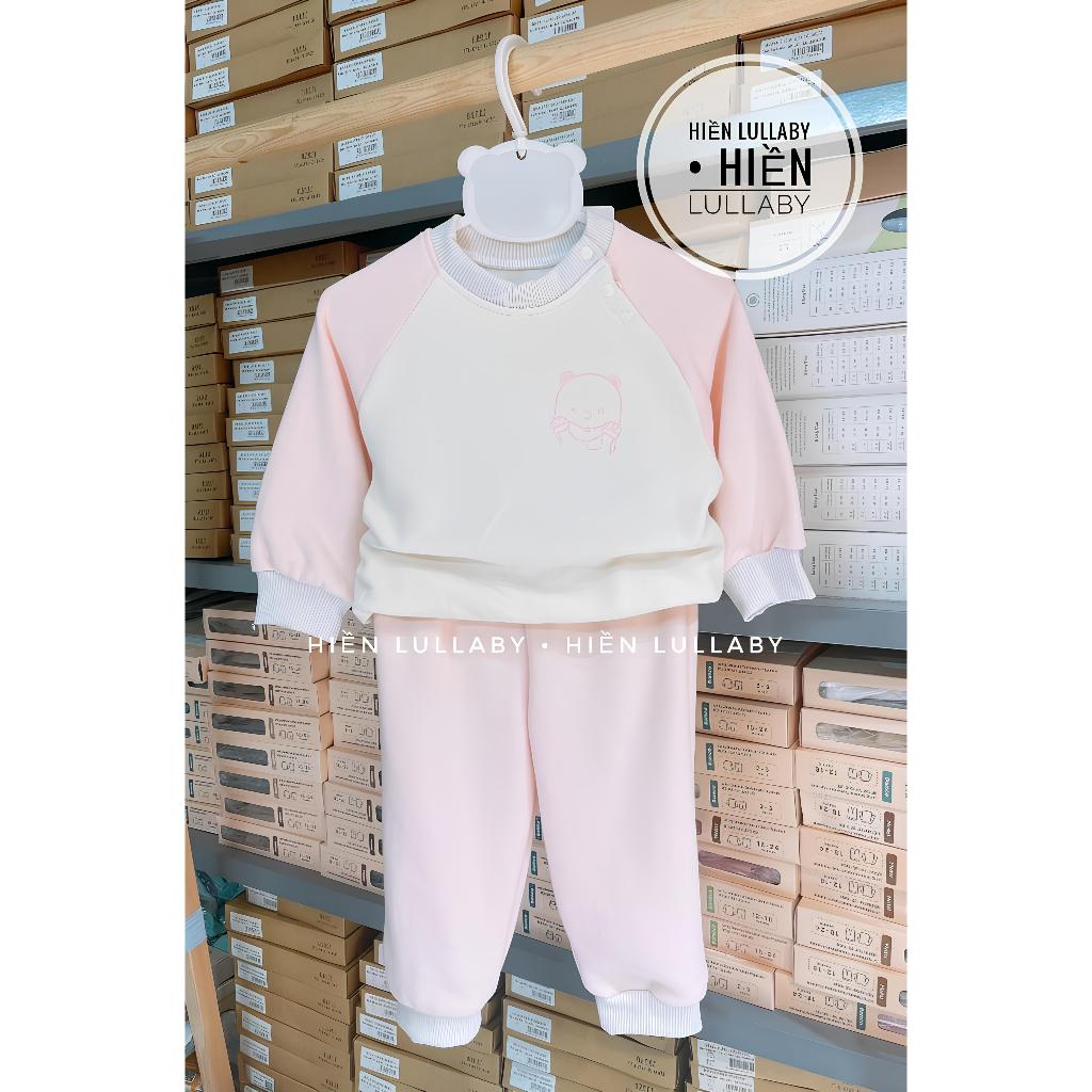 Bộ dài tay Anminaza chất nỉ bông cho bé trai, bé gái