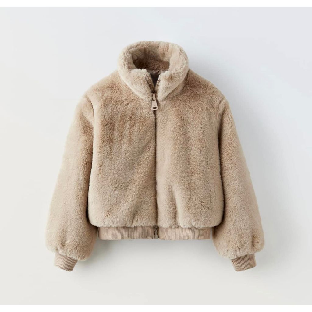 Áo lông ZR màu nâu be