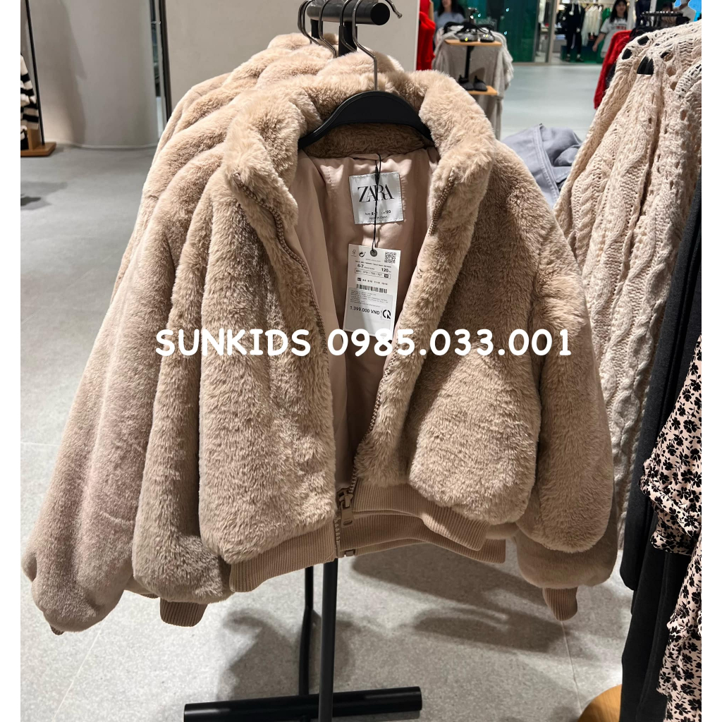 Áo lông ZR màu nâu be